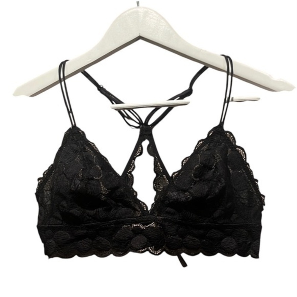 Aerie Women’s Black Lace Bralette Size Medium